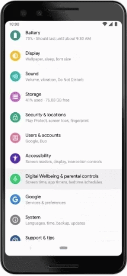 Android Digital Well Being