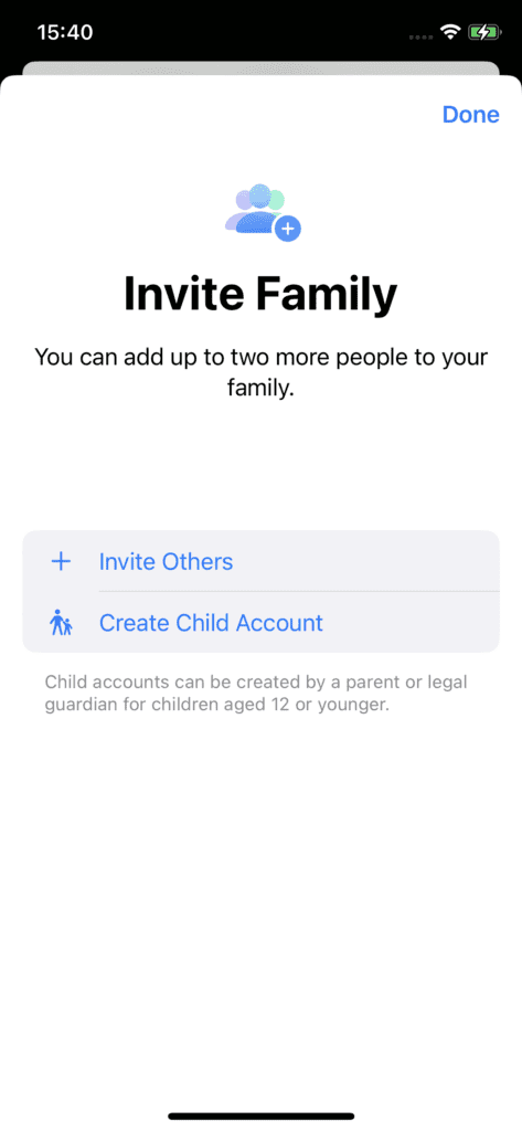 Invite Family Member
